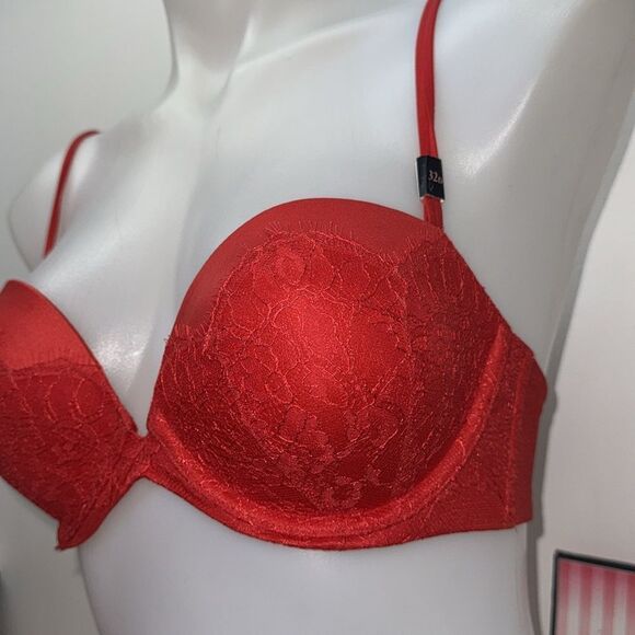 🔥VICTORIA SECRET strapless multiway PUSH-UP  BRA SET 32D//Small NEW - Picture 3 of 9